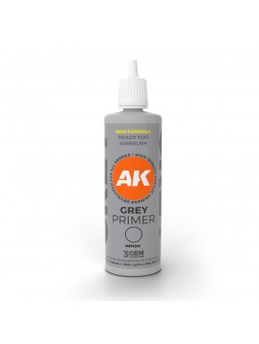Bouteille d'apprêt gris AK-Interactive 100ml