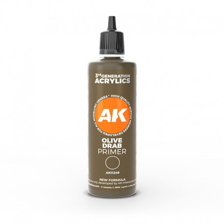 Primário verde oliva AK-Interactive 100ml