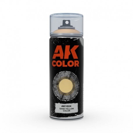 Spray de peinture jaune sable AK-Interactive 150 ml