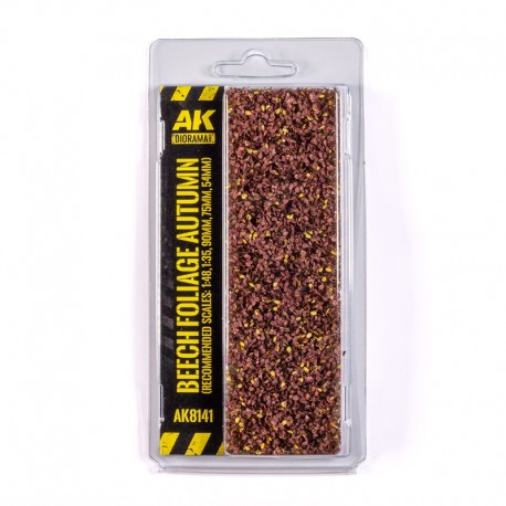 Feuillage miniature d'automne pour dioramas