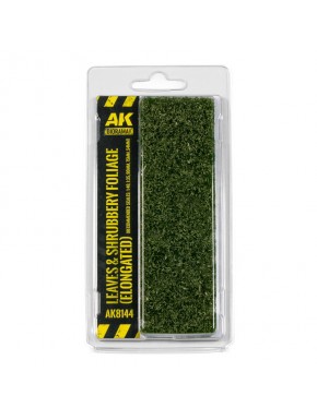 Feuillage vert d'arbustes et feuilles allongées par AK-Interactive