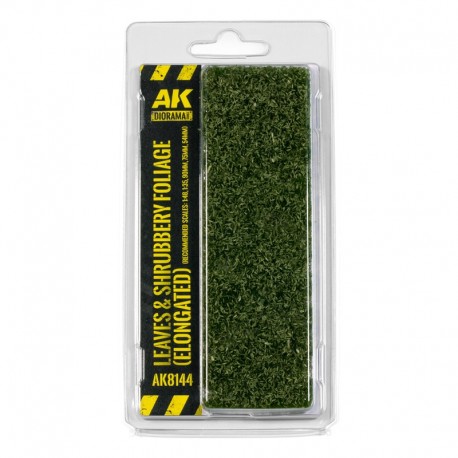 Feuillage vert d'arbustes et feuilles allongées par AK-Interactive