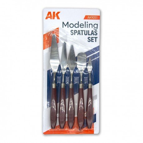 Ensemble de spatules de modélisation AK-Interactive