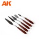 Ensemble de spatules de modélisation AK-Interactive