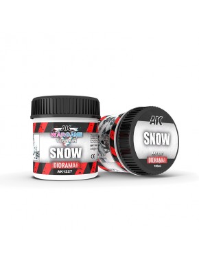 Texture de neige AK-Interactive pour dioramas, 100 ml