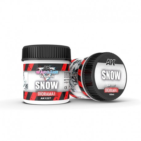 Texture de neige AK-Interactive pour dioramas, 100 ml
