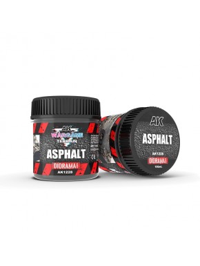 Texture d'asphalte AK-Interactive pour dioramas de wargame