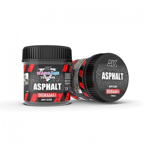 Texture d'asphalte AK-Interactive pour dioramas de wargame