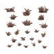 Tufos de grama de resina para miniaturas AK-Interactive