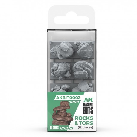 Peças de resina Rocks & Tors para miniaturas