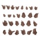Fougères en résine AK-Interactive pour socles de miniatures