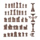 Bougies en résine 3D AK Basing Bits de tailles et formes variées
