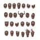 Petit crânes en résine 3D pour miniatures