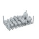 Miniaturas de cactos barril 3D para bases de miniaturas