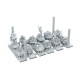Conjunto de 12 fragmentos de ossos ancestrais