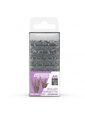 Acessórios de resina Bullet Impact Fx para miniaturas