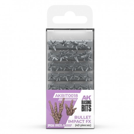 Acessórios de resina Bullet Impact Fx para miniaturas