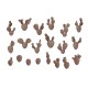 Cacto Nopal de resina para miniaturas AK Basing Bits