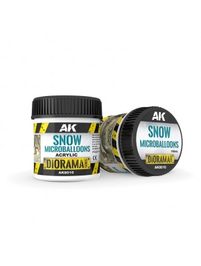 Microglobos de Nieve AK-Interactive 100ml en maquetas