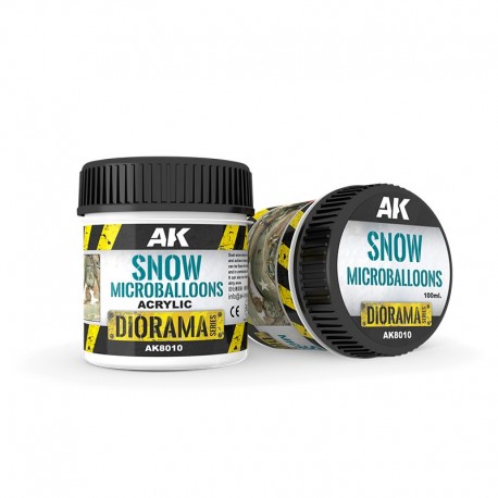 Microballons de Neige AK-Interactive 100ml sur maquettes