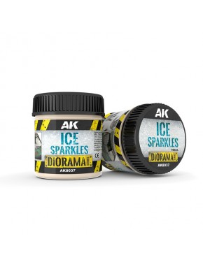 Tarro de Ice Sparkles para efectos de nieve de AK-Interactive