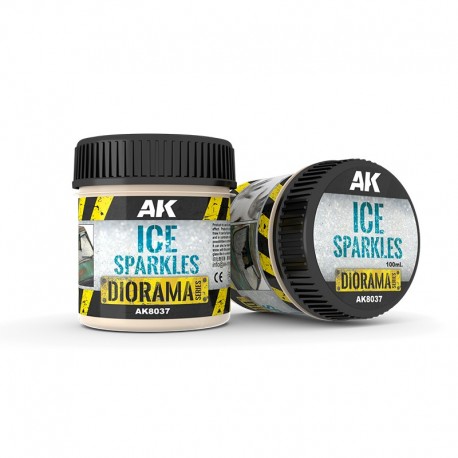 Tarro de Ice Sparkles para efectos de nieve de AK-Interactive