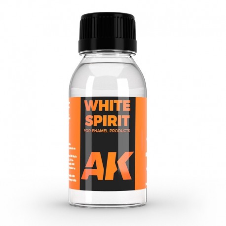 Bouteille de White Spirit AK-Interactive de 100 ml