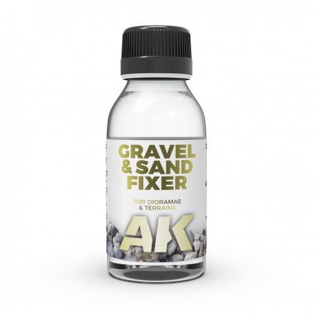 Bouteille d'adhésif Gravel and Sand Fixer de AK-Interactive