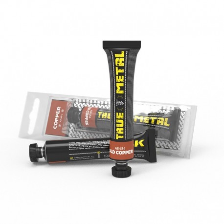 Tinta metálica cobre True Metal da AK-Interactive
