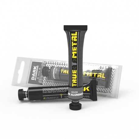Tube de peinture métallique True Metal Aluminium Foncé