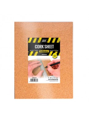 Plancha de corcho grano fino AK-Interactive
