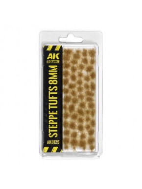 Touffes de steppe 8mm dans emballage AK-Interactive