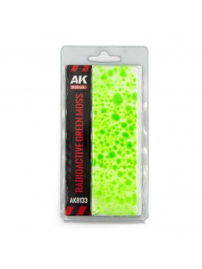 Mousse verte fluorescente d'AK-Interactive pour dioramas