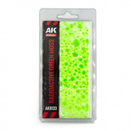 Musgo verde fluorescente da AK-Interactive para dioramas