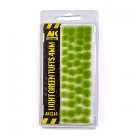 Tufos verde claro 4mm AK-Interactive