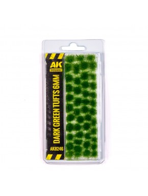 Touffes d'herbe vert foncé 6mm AK-Interactive