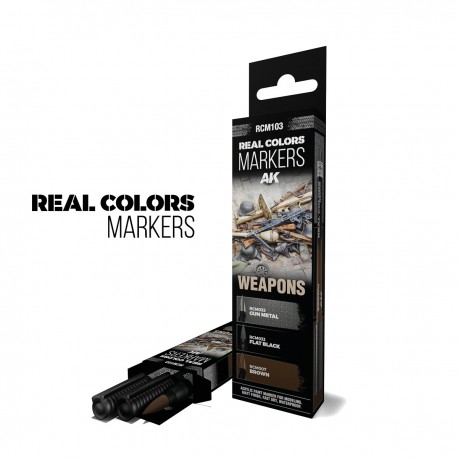 Conjunto de marcadores acrílicos RC para modelagem