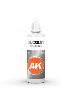Bouteille de vernis brillant AK-Interactive 60 ml