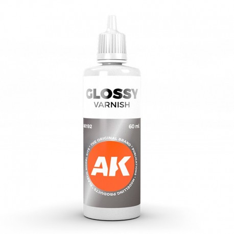 Bouteille de vernis brillant AK-Interactive 60 ml