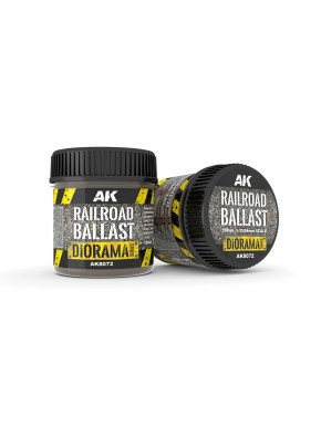 Gravier Railroad Ballast d'AK-Interactive pour dioramas