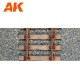 Grava Railroad Ballast de AK-Interactive para dioramas
