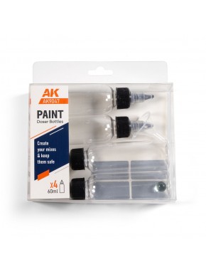 Flacons doseurs de peinture AK-Interactive 60ml