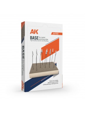 Base pour pinces de peinture d'AK-Interactive en carton comprimé