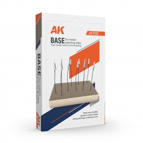 Base para pinças de pintura da AK-Interactive em cartão comprimido