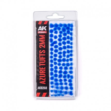 Touffes d'herbe miniature bleue Azure Fantasy 2mm d'AK-Interactive