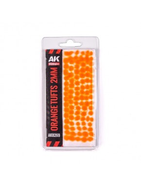 Touffes d'herbe orange 2mm AK-Interactive
