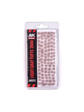 Touffes d'herbe gris clair 2mm AK-Interactive
