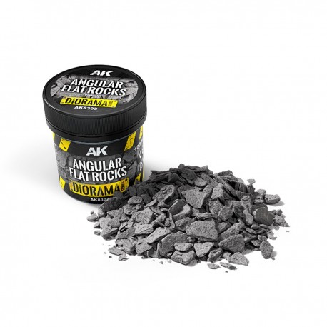 Fragments de roche angulaire pour dioramas AK-Interactive
