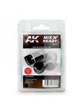Pots de mélange Mix N' Ready 35ml par AK-Interactive