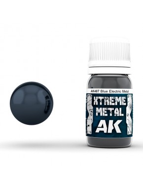 Tinta Xtreme Metal azul metálico AK-Interactive